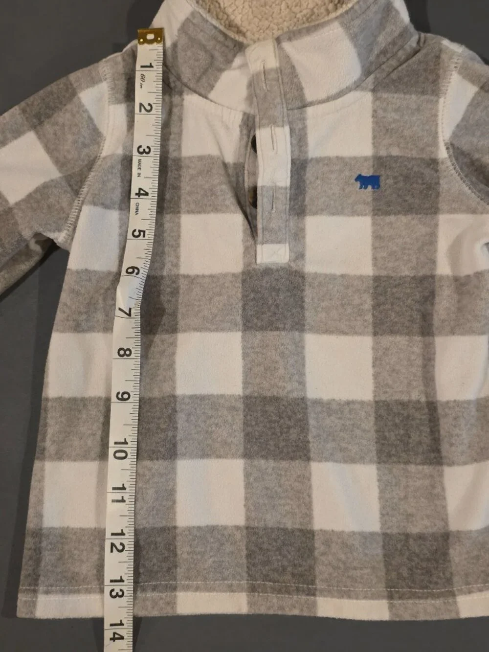 Carters gray plaid